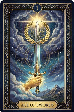 Soul Seeker card Ace of Swords tarot card
