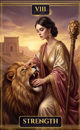 Cards that have been generated by the Soul Seeker app STRENGTH