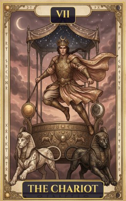 Cards that have been generated by the Soul Seeker app THE CHARIOT