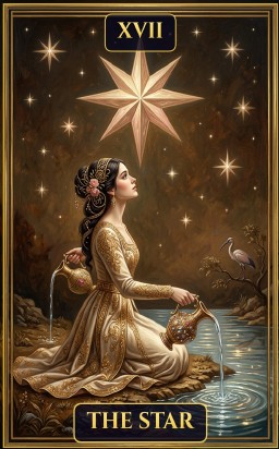 Cards that have been generated by the Soul Seeker app THE STAR